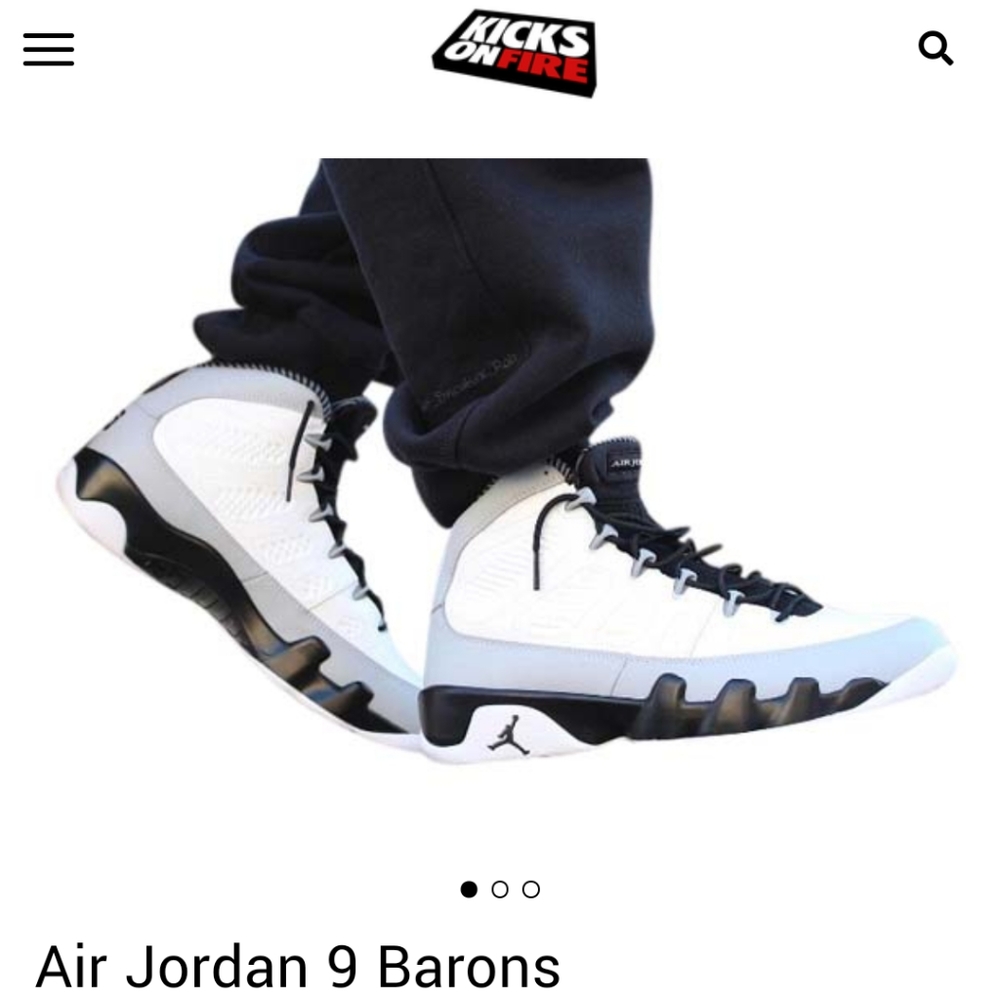 Jordan 9 Baron OG